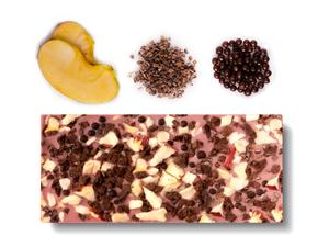 Ruby Chocolate - New York (Fuji Apple & Dark Chocolate Pearls) - Flair Chocolatier